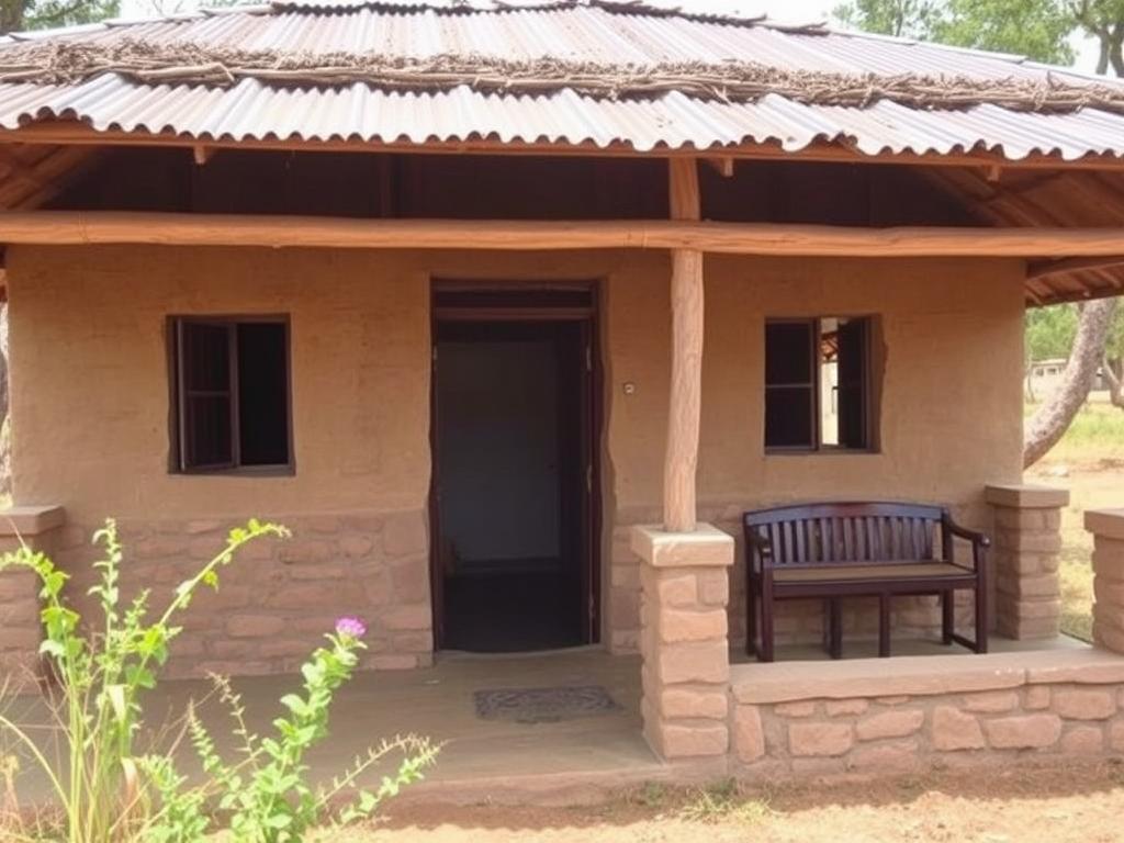 Basic banda accommodation at Apoka Rest Camp in Kidepo Valley National Park Basic banda accommodation at Apoka Rest Camp in Kidepo Valley National Park